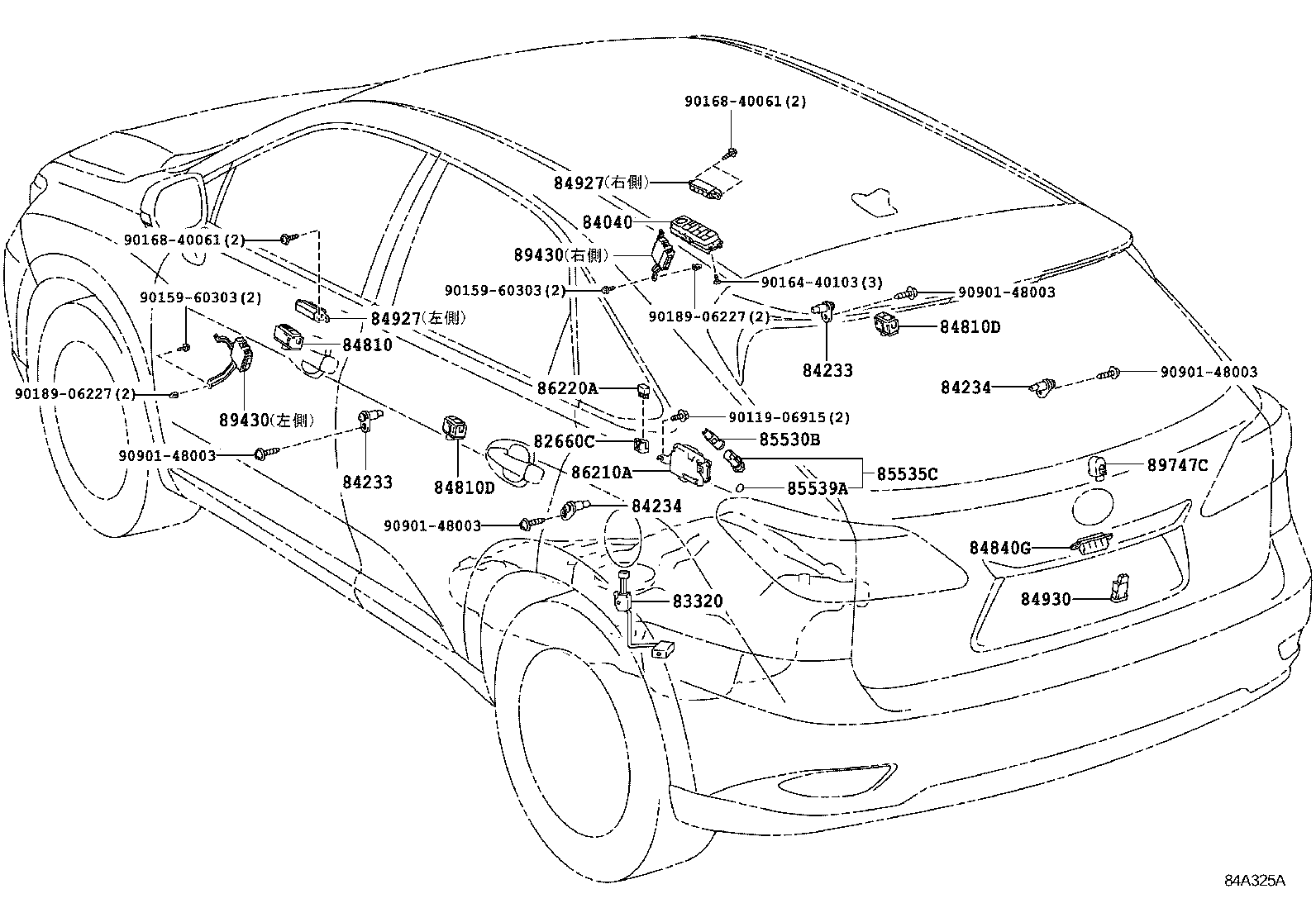 Lexus rx300 схема