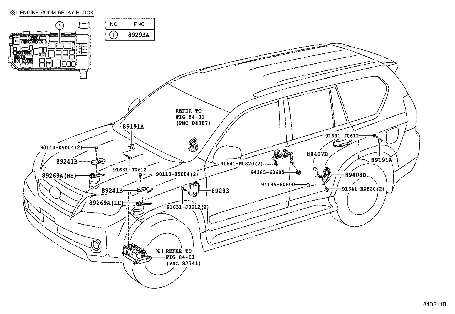 Схема предохранителей lexus gx470