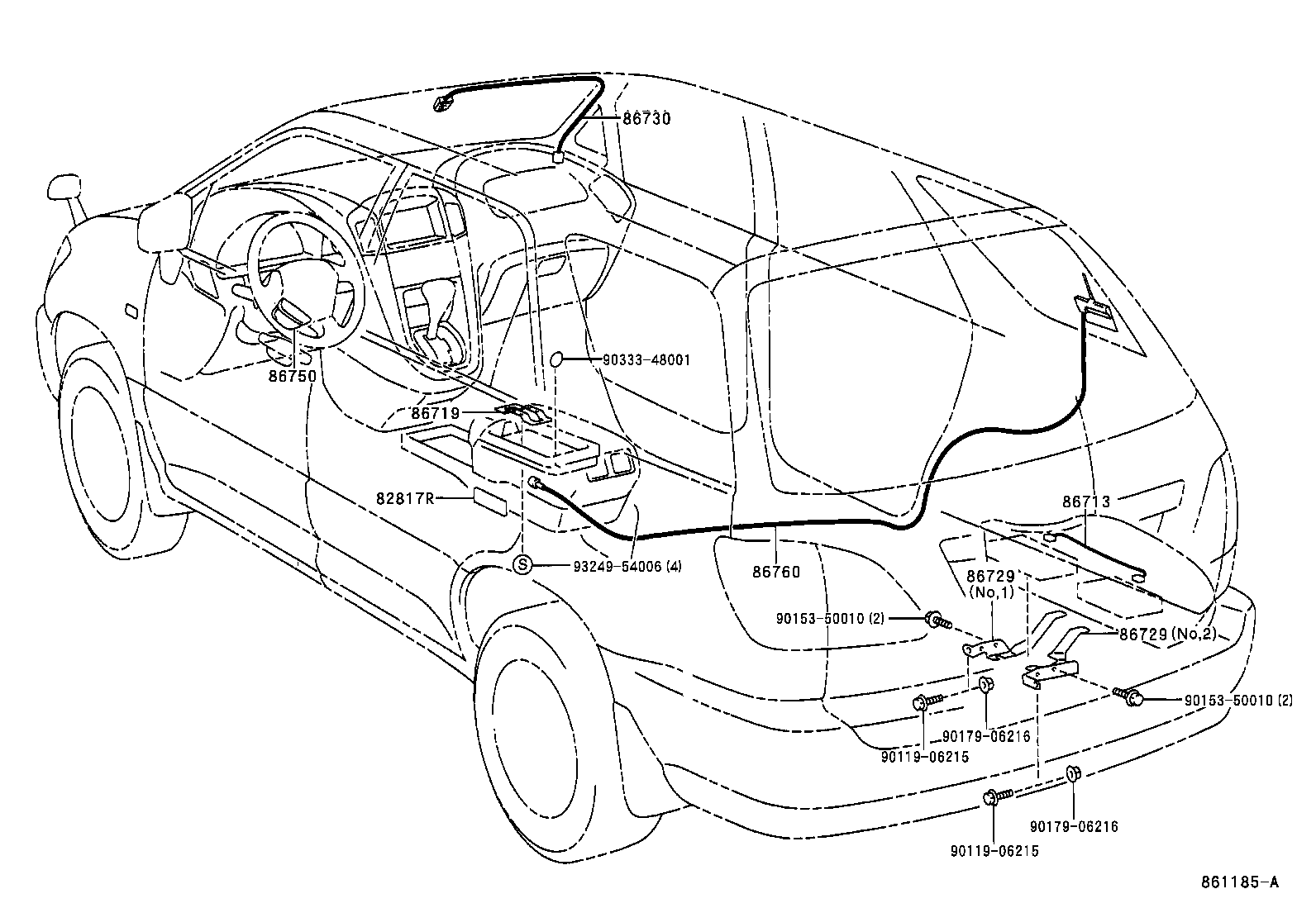 Lexus rx300 схема