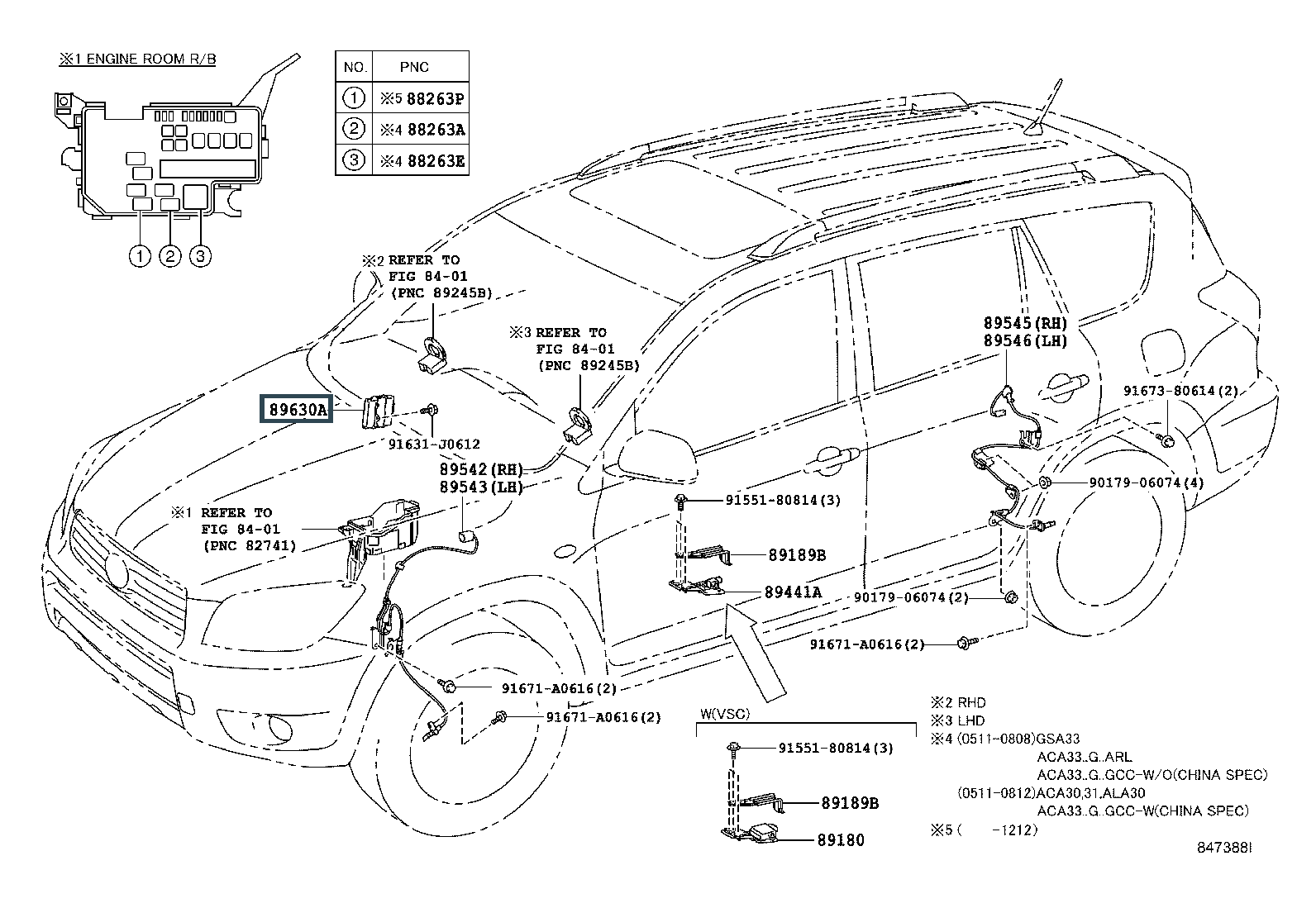 Передняя правая дверь тойота рав 4 2008 aca30l что означает